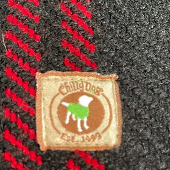 Chilly Dog Red and Black Plaid Blanket Dog Coat - Picture 2 of 8